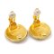 Small Gold CC Filigree Earrings from Chanel, Set of 2 2