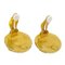 Chanel Button Earrings Gold Clip-On 94A 141020, Set of 2 3