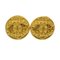 Chanel Button Earrings Gold Clip-On 94A 141020, Set of 2 2