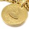 CHANEL 1994 Gold Chain Pendant Necklace 94P 58282 4
