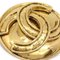 Medallion Brooch Pin Corsage in Gold from Chanel 2