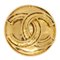 Medallion Brooch Pin Corsage in Gold from Chanel 1