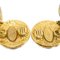Quilted Button Earrings in Gold from Chanel, Set of 2 4
