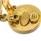 Orecchini pendenti CC trapuntati in oro di Chanel, set di 2, Immagine 4