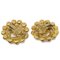 Rhinestone Earrings in Gold from Chanel, Set of 2, Image 3