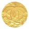 Round Brooch Pin in Gold from Chanel, Image 1