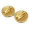 Chanel 1994 Round Woven Cc Earrings Clip-On Gold 2862 19138, Set of 2 3