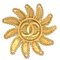 Goldene Sonnenbrosche von Chanel 1