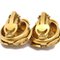 Dreifache CC Ohrringe in Gold von Chanel, 2 . Set 3