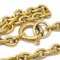 Dreifache CC Halskette mit goldenem Kettenanhänger von Chanel 4