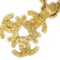 Dreifache CC Halskette mit goldenem Kettenanhänger von Chanel 2