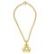 Dreifache CC Halskette mit goldenem Kettenanhänger von Chanel 1