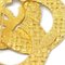 CHANEL 1994 Woven Brooch Pin Gold 1255 52032, Image 4