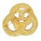 Gewebte Brosche in Gold von Chanel 2
