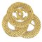 Gewebte Brosche in Gold von Chanel 1