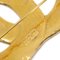 Spilla CC intrecciata a forma di corpetto dorato di Chanel, Immagine 3