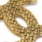 Woven CC Brooch Pin in Gold from Chanel 2
