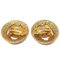 Chanel Button Earrings Clip-On Gold 2239 49082, Set of 2 2