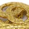 Chanel 1994 Woven Cc Cutout Earrings Gold Clip-On 131689, Set of 2, Image 2