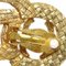 Chanel 1994 Woven Cc Earrings Gold Clip-On 2848 88057, Set of 2 2