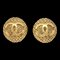 Pendientes Chanel 1994 Woven Cc de oro con clip 2855 17233. Juego de 2, Imagen 1