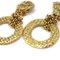 Chanel Dangle Hoop Earrings Clip-On Gold 29/2881 67955, Set of 2 2