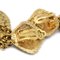 Chanel Dangle Hoop Earrings Clip-On Gold 29/2881 67955, Set of 2 3