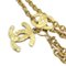 Collana con ciondolo CC intrecciata in oro di Chanel, Immagine 3