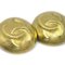 Button Earrings in Gold from Chanel, Set of 2, Image 2