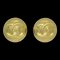 Chanel 1995 Button Earrings Gold Ao28227, Set of 2 1