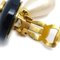 Schwarze CC Ohrhänger mit künstlichen Tropfen und Perlen von Chanel, 2 . Set 3