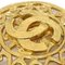 Fretwork Paisley Brooch in Gold from Chanel 3