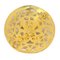 Fretwork Paisley Round Brooch in Gold from Chanel 2