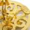 Orecchini rotondi con motivo cachemire in oro di Chanel, set di 2, Immagine 4
