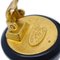 Schwarze und goldene CC Knopf Ohrringe von Chanel, 2 . Set 4