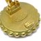 Chanel Ohrstecker Gold Clip-On Schwarz 95P 122628, 2er Set 4