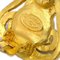 Chanel 1995 Gold & Blau Marmor 'Cc' Ohrringe 131576, 2 . Set 4