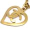 Gold CC Heart Cutout Pendant Necklace from Chanel, Image 2