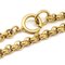 Gold CC Heart Cutout Pendant Necklace from Chanel, Image 3