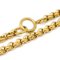 Gold CC Heart Cutout Pendant Necklace from Chanel 3