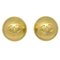 Gold Rope Edge Earrings from Chanel, Set of 2 1