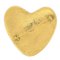 CHANEL 1995 Heart Brooch Gold 42495 2