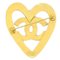 CHANEL 1995 Heart Brooch Pin Gold 24790, Image 2