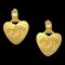 Chanel 1995 Heart Cc Earrings 42496, Set of 2 1