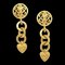 Chanel 1995 Heart Dangle Earrings Clip-On Gold 60416, Set of 2 1