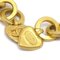 Chanel 1995 Heart Dangle Earrings Clip-On Gold 60416, Set of 2, Image 4