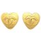 Heart Earrings in Gold from Chanel, Set of 2 1