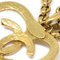 CHANEL 1995 Heart Gold Chain Necklace 17155 4
