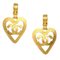 Goldene Herzohrringe von Chanel, 2 . Set 1