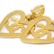 Orecchini a forma di cuore dorati di Chanel, set di 2, Immagine 2